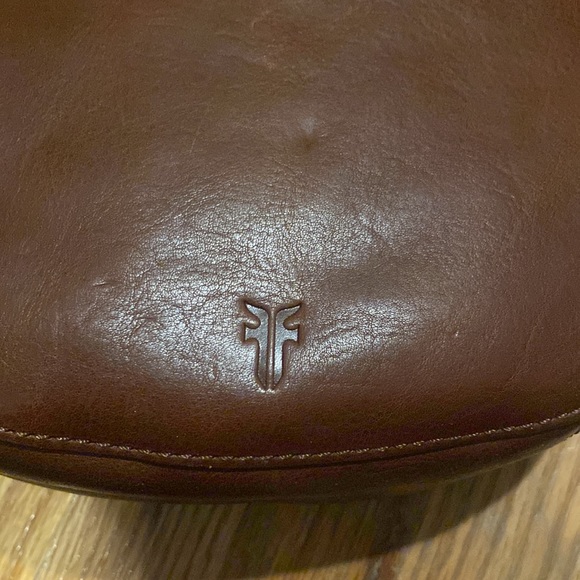 NWOT Frye Brown Clara Crossbody Buckle Bag - Picture 12 of 15